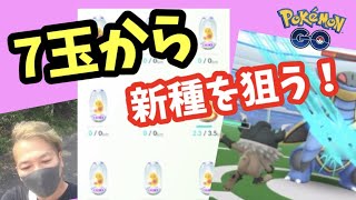 7玉から生まれたポケモンで即バトル！【ポケモンGO】