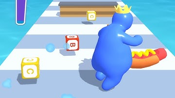 BEST MAX SCORE in Blue Monster Run - Gameplay Android,ios (Levels 3-4)