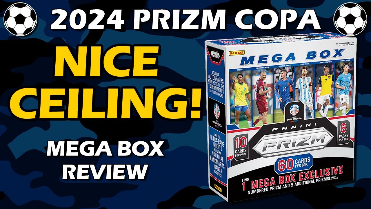 MEGA TIME!! 2024 Panini Prizm Copa America Mega Box Retail Soccer Review