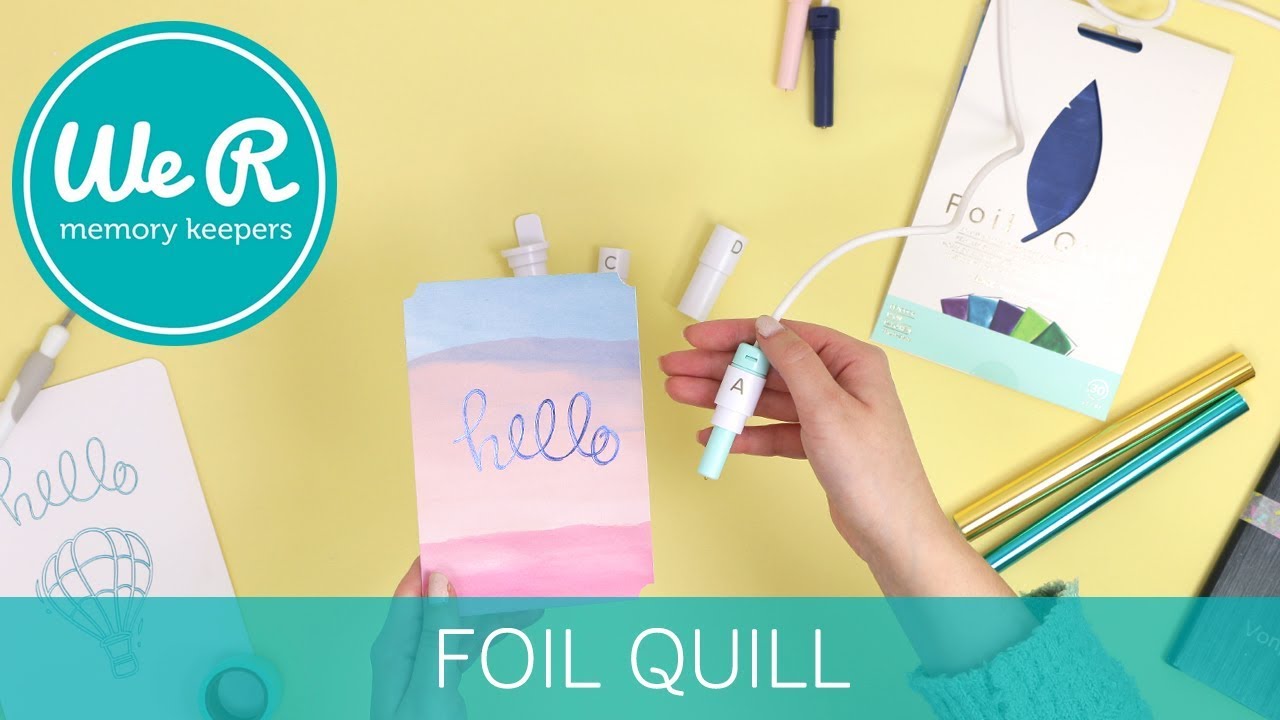 How to Use Foil Quill Freehand Pens and Magnetic Mat Together - Silhouette  School