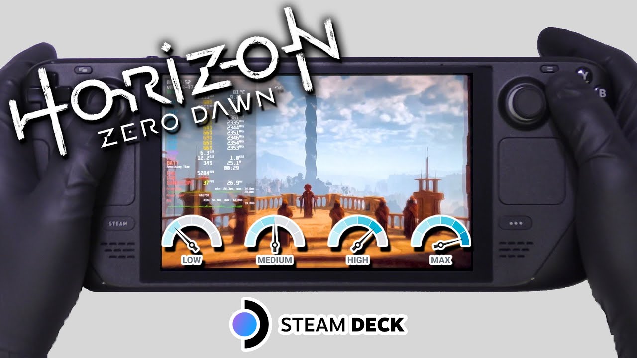 Horizon Zero Dawn | Steam Deck Graphics Comparison | Steam OS