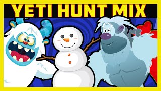 20 Minutes Yeti Hunt Compilation  Winter fun, counting songs & more for preschool and kindergarten