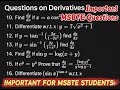 MSBTE Diploma Math: Score Max Marks in Derivatives (Step-by-Step)