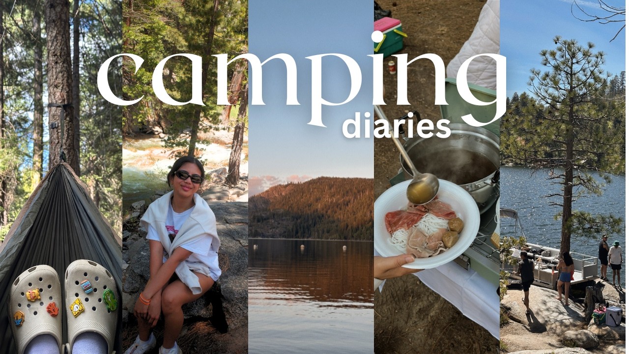 camping life 🏕️ escaping the city, summer camping vlog, what we bring, camping meals & essentials