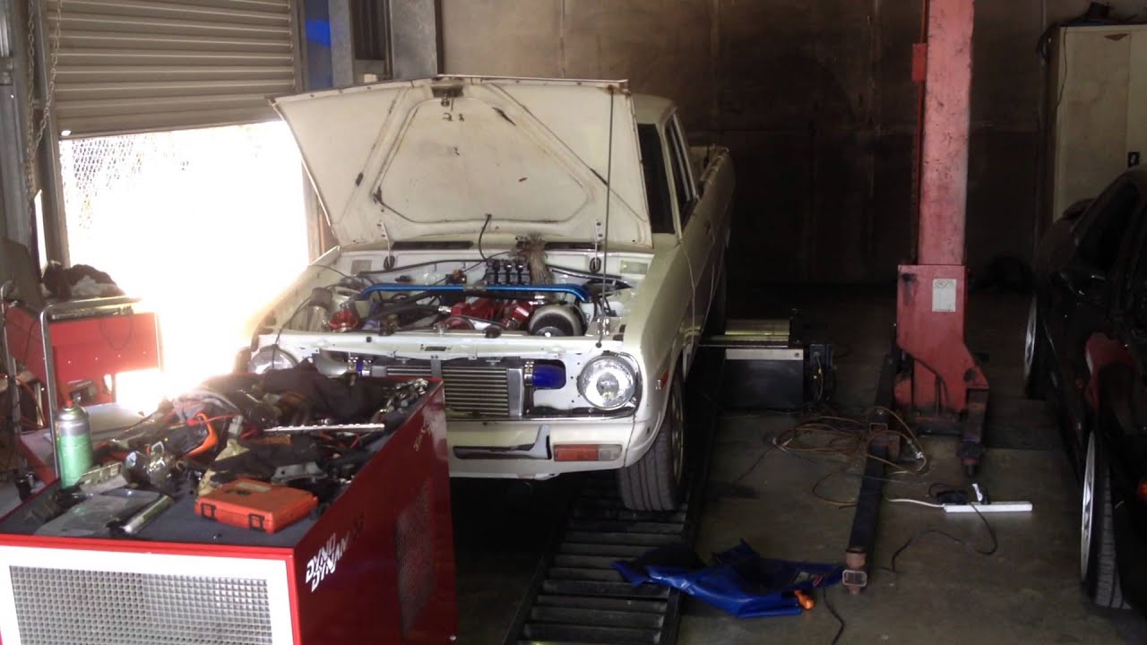 CA18det 1200 ute dyno 240rwkw 7200 17.5psi run in tune. YouTube