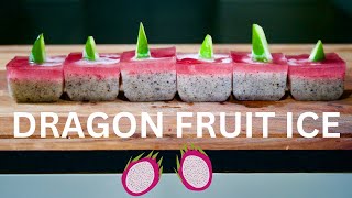 Dragonfruit icecube (pitaya) for your drinks!