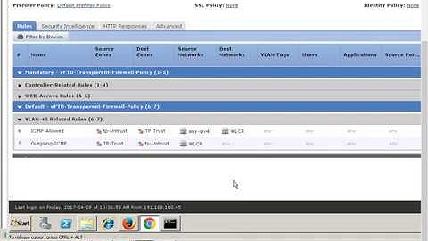 CCIE Security Ver. 5- Section 1- Cisco FTD6.1 - Part-12 -Transparent Mode deployment