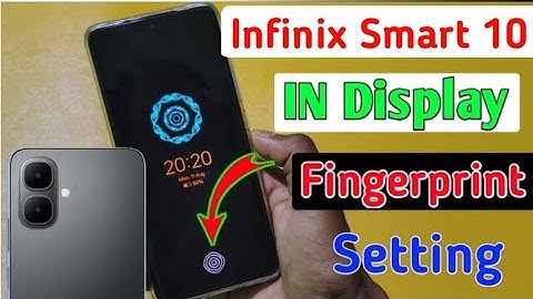 Infinix smart 10 me fingerprint lock kaise lagaye / how to set fingerprint lock in infinix smart 10 