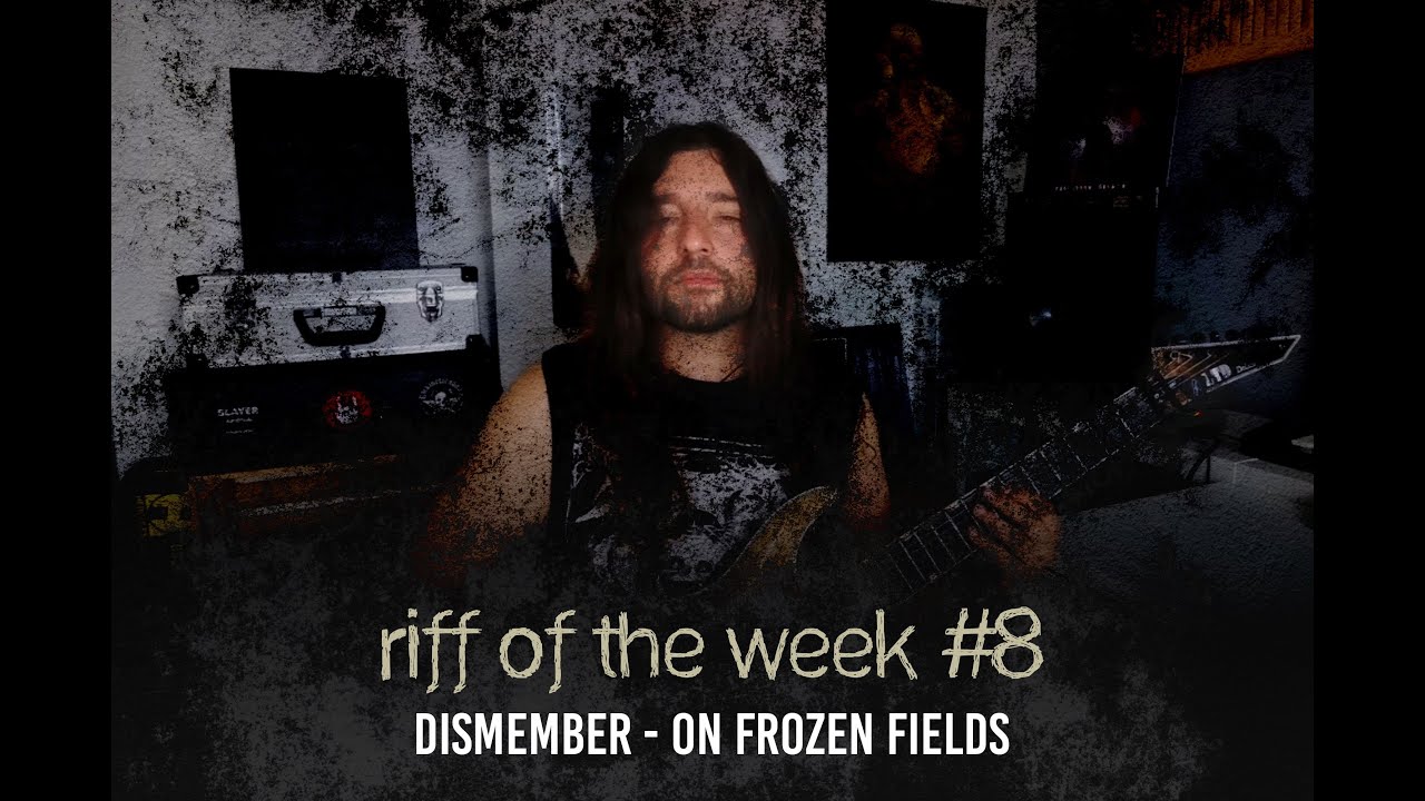 Michal Grall - Riff Of The Week #8 - Dismember - On Frozen Fields (Swedish Death Metal Guitar Cover)