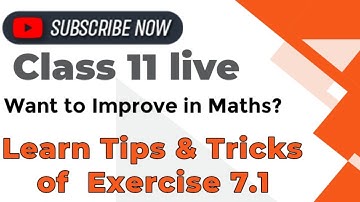 11th Maths live Exercise 7.1 concepts and sums Matrices and Determinants Alex Maths