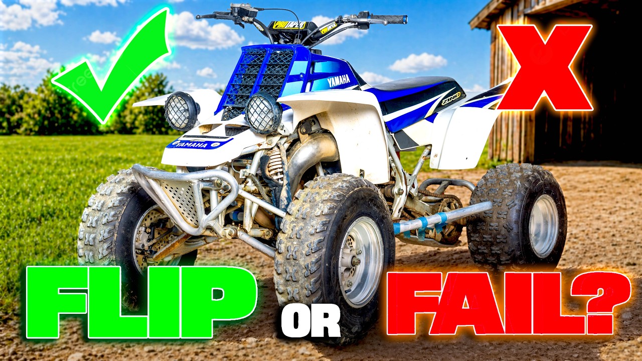 From NON-RUNNING to SOLD! 1998 Banshee Quick Flip - YouTube