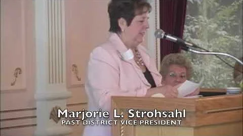 Marjorie L Strohl introduces Patricia Whitehouse