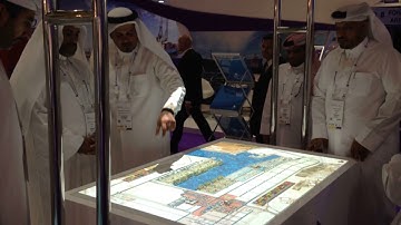 3D Printed Model with 3D Mapping of Qatar Port