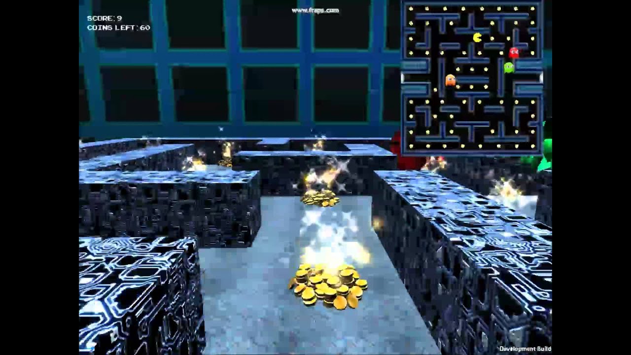3D Pacman Unity Prototype - YouTube