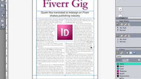 Convert your quark xpress file to adobe indesign