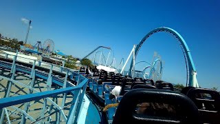 Blue Streak Back Seat (Full HD POV) Cedar Point
Back Seat Point Of View of Blue Streak at Cedar Point.
Blue Streak
Cedar Point (Sandusky, Ohio, United States)
Operating since 5/23/1964
Type - Wood
Manufacturer - Philadelphia Toboggan Coasters
Designer : Frank F. Hoover,
John C. Allen
Track layout - Out and Back
Height / 78 ft (24 m)
Drop / 72 ft (22 m)
Length / 2,558 ft (780 m)
Speed / 40 mph (64 km/h)
Duration 1:45
Max vertical angle / 45°
Elements : Chain Lift Hill
Capacity / 1,400 riders per hour
Height restriction : 48 in (122 cm)
Trains : 2 trains with 4 cars. Riders are arranged 2 across in 3 rows for a total of 24 riders per train. Blue Streak Back Seat (Full HD POV) Cedar Point