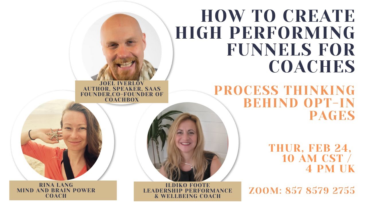 HOW TO CREATE HIGH PERFORMING FUNNELS FOR COACHES with Joel Iverlöv YouTube