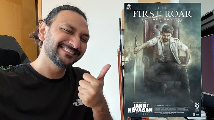 The First Roar - Jana Nayagan ( Reaction ) | Thalapathy Vijay | H Vinoth | Anirudh | Malayalam