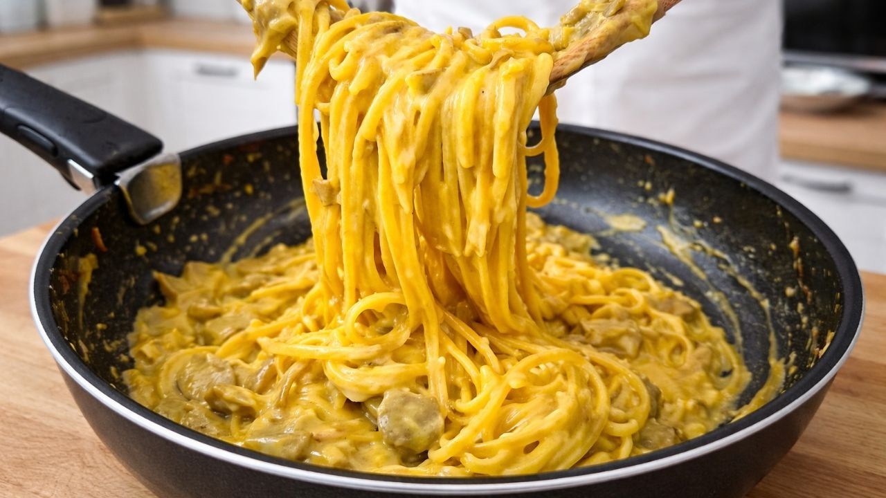 LINGUINE Cremose CARCIOFI e ZAFFERANO - Il Piatto Invernale Più Irresistibile!