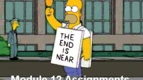Module 12 Assignment Video