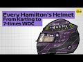 Lewis Hamilton's F1 Helmet Evolution: From Karting to 7-times World Champion