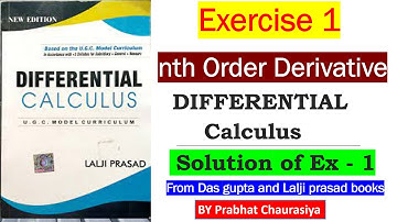 2. Differential calculus || For B.A/B.Sc  part 1 || nth Order Derivative || By prabhat chaurasiya