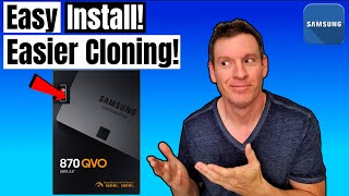 SAMSUNG 870 QVO SSD | SIMPLE SSD INSTALL - HOW TO CLONE ANY SSD - EASY