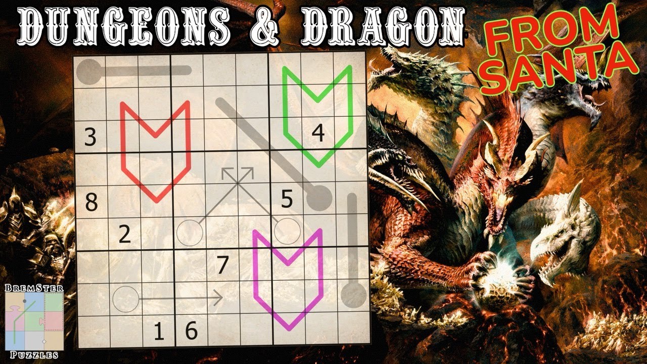 Санта доставляет серьёзного монстра судоку.