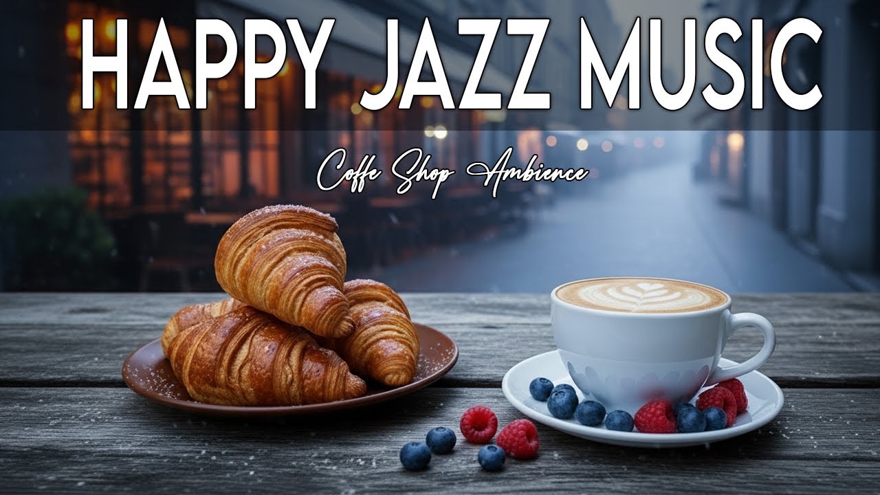 Happy Jazz Music ☕ Bossa Nova Coffee Vibes for Good Mood, Study Focus and Relaxing Morning.