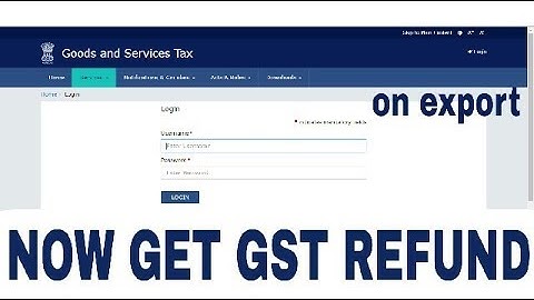 Now get gst refund and gst refund process in hindi (Official Video)