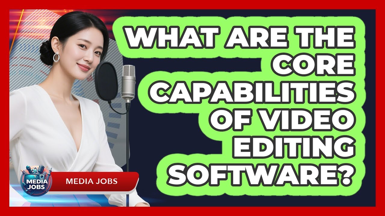 What Are The Core Capabilities Of Video Editing Software? - YouTube