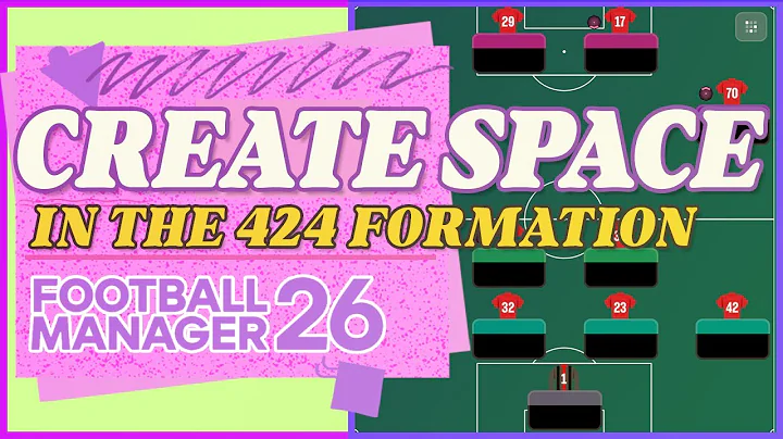 Create Space in a 424 Formation | FM26 Tactics