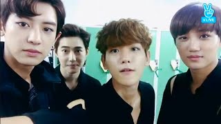 [INDO SUB] EXO Vlive : 즐추 | Happy Chuseok - CHANYEOL SUHO BAEKHYUN KAI