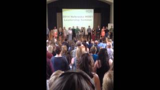 2014 Nebraska HOBY Leadership Seminar part 1