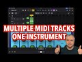 Apple logic pro for ipad  tutorial 44 multiple midi tracks and one instrument
