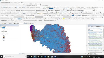 Clipping and calculation of area of cluster after unsupervised classification on arcgis