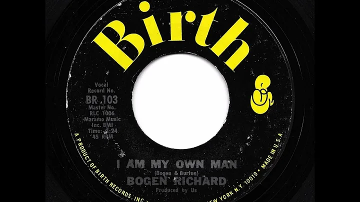 Bogen Richard - I Am My Own Man (Birth)