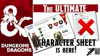 The Ultimate DnD Character Sheet is HERE!
