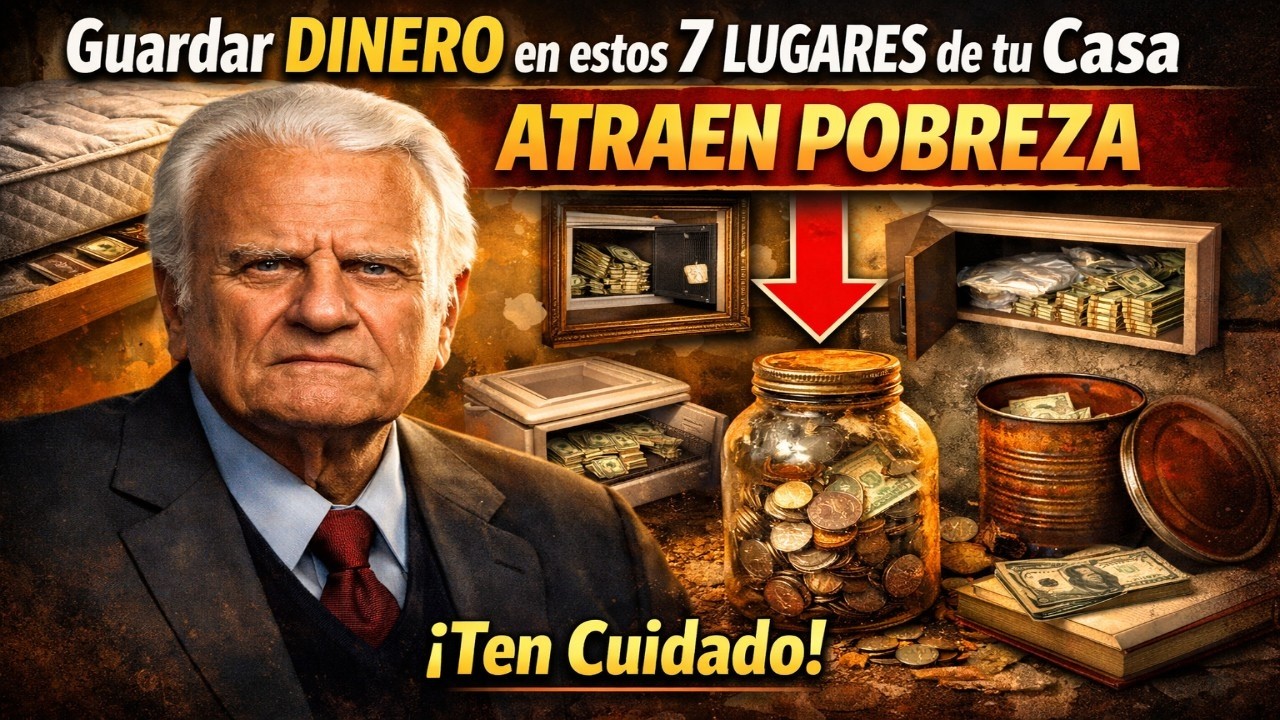 #GuardarL DINERO en estos 7 LUGARES de tu Casa ATRAEN POBREZA. ¡Ten Cuidado! | Billy Graham