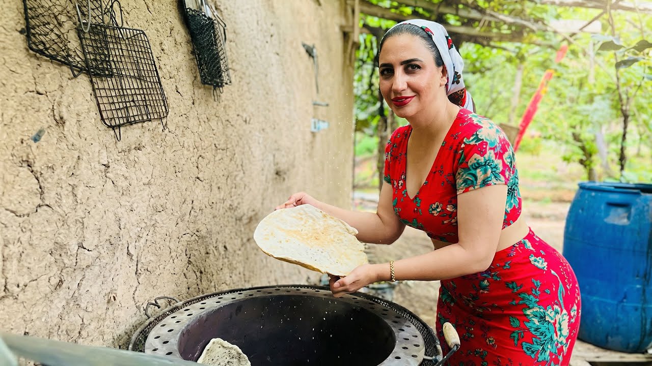 Village Life | Baking Traditional Homemade Bread the Old-Fashioned Way 