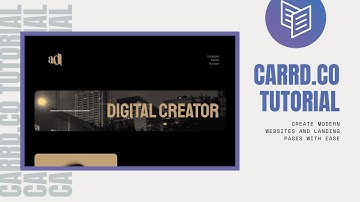 Creating a Carrd website from scratch