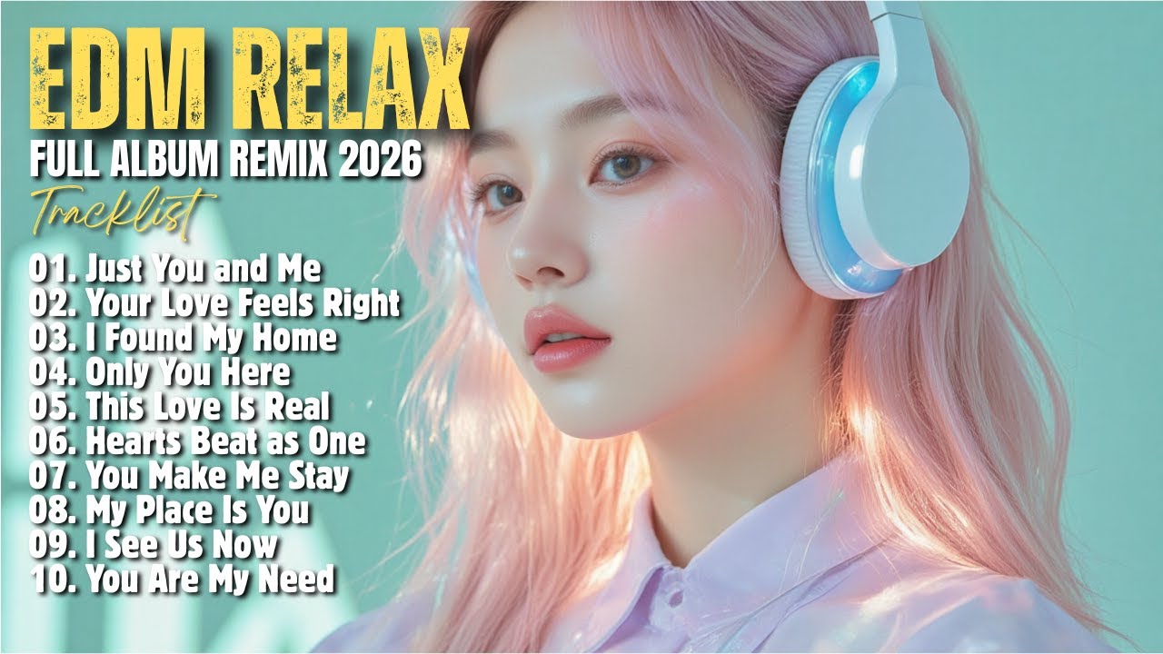 EDM RELAX 🎧 || JUST YOU AND ME || NEW FULL ALBUM REMIX 2026