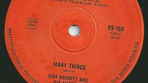 Max Merritt & His Meteors - Many Things - 1964 - Viking VS-159 (B Side to 'Thinking Of You')