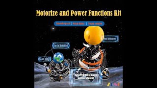 Motorized Speed Controllable Lego Planet Earth And Moon In Orbit 42179