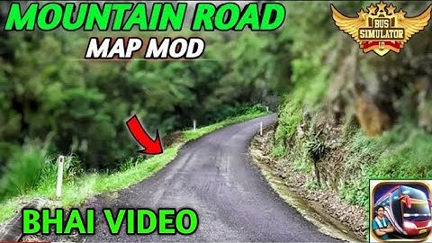 Latest Map Mod Bussid 3.7 - Best NarrowMountain map Mod For BusSimulator indonesia #bhaivideo