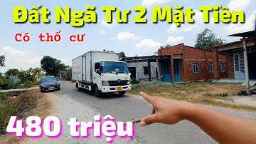 [Đã Bán] đất giá rẻ 2 mặt tiền đường nhựa 20m ở Long Chữ Bến Cầu Tây Ninh có thổ cư sổ hồng riêng
