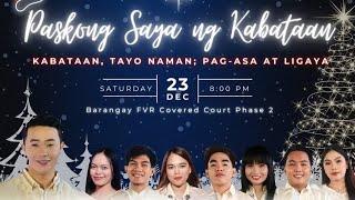 Video thumbnail of "PASKONG SAYA NG KABATAAN (PART 2)#happy #event #christmas #sharingiscaring #love #giveaway #gift"