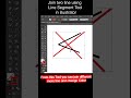 Join two line using line segment tool in illustrator #shorts