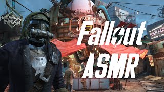 [ASMR] Relaxing Whisper | Fallout 4 Gameplay #1 Settlements Tour | ASMR Gaming Controller Sounds ⚛