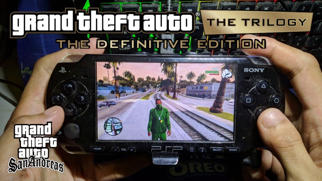 GTA San Andreas Definitive Edition PSP Gameplay - GTA Trilogy